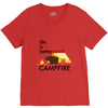 life is better around the campfire V-Neck Tee