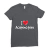 I Love Acupuncture Ladies Fitted T-Shirt