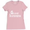 go away, i'm introverting Ladies Fitted T-Shirt