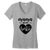 Mama is My Bestie Women's V-Neck T-Shirt