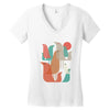 FLOCK OF BIRDS Women's V-Neck T-Shirt