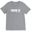fakin' it V-Neck Tee