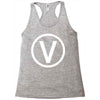 vegan symbol Racerback Tank