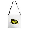 huh bang pow boom splat carto Adjustable Strap Totes