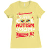 super cool autism mom Ladies Fitted T-Shirt