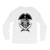 skull with beard Long Sleeve Shirts