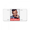 conor mcgregor notorious License Plate