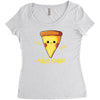 pizza chew! Women's Triblend Scoop T-shirt