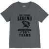 The Fishing Legend Reeling Them In For 70 Years V-Neck Tee