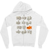 fisheye lens Zipper Hoodie