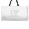 i love jogging Weekender Totes