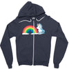 tasty rainbow Zipper Hoodie