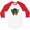 MANIAC OF SKULL 3/4 Sleeve Shirt