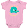 an elephant never cares Baby Bodysuit