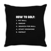 how to golf best trending Throw Pillow
