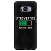low battery introvert pun humor Samsung Galaxy S8 Plus