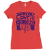 spread love the brooklyn way Ladies Fitted T-Shirt