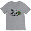 holly jolly christmas V-Neck Tee