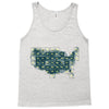 periodic table of the states Tank Top