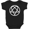 him heartagram new Baby Bodysuit