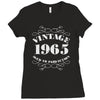 gift boxed vintage 1965 50th birthday Ladies Fitted T-Shirt