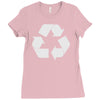 recycle symbol Ladies Fitted T-Shirt