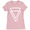summer men casual triangle Ladies Fitted T-Shirt