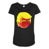 Peach Trump T-Shirt Maternity Scoop Neck T-shirt
