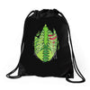 skeletal halloween Drawstring Bags