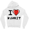 i love kuwait Zipper Hoodie