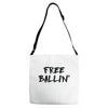 free ballin Adjustable Strap Totes