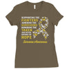 Sarcoma Awareness Ladies Fitted T-Shirt