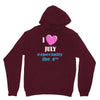 i love july especially the 4th Unisex Hoodie