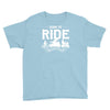 born to ride funny Youth Tee