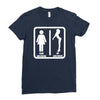 your girlfriend vs my girlfriend funny pub jokr  impress your friends! Ladies Fitted T-Shirt