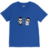 SKULL ON TWO FACE V-Neck Tee