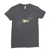 Creation of Adam Pizza, Ladies Fitted T-Shirt