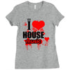 i love house music t shirt men logo3 new t shirt clothing design men Ladies Fitted T-Shirt
