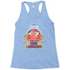 who knows sign language Racerback Tank