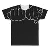 funny rude fingers ideal birthday gift or present All Over Men's T-shirt