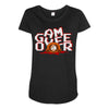 game over Maternity Scoop Neck T-shirt