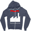 factory records Zipper Hoodie