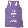 bow ties are cool Racerback Tank