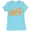 saxophone saxy Ladies Fitted T-Shirt