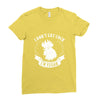I Don't Eat Cock I'm Vegan Ladies Fitted T-Shirt