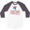 trump for president 2016 make america great again 3/4 Sleeve Shirt
