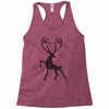 christmas deer Racerback Tank