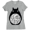 totoro Ladies Fitted T-Shirt