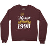kings are born in 1998 Crewneck Sweatshirt