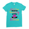 just once i want to be somebody elses fi̇rst choice Ladies Fitted T-Shirt